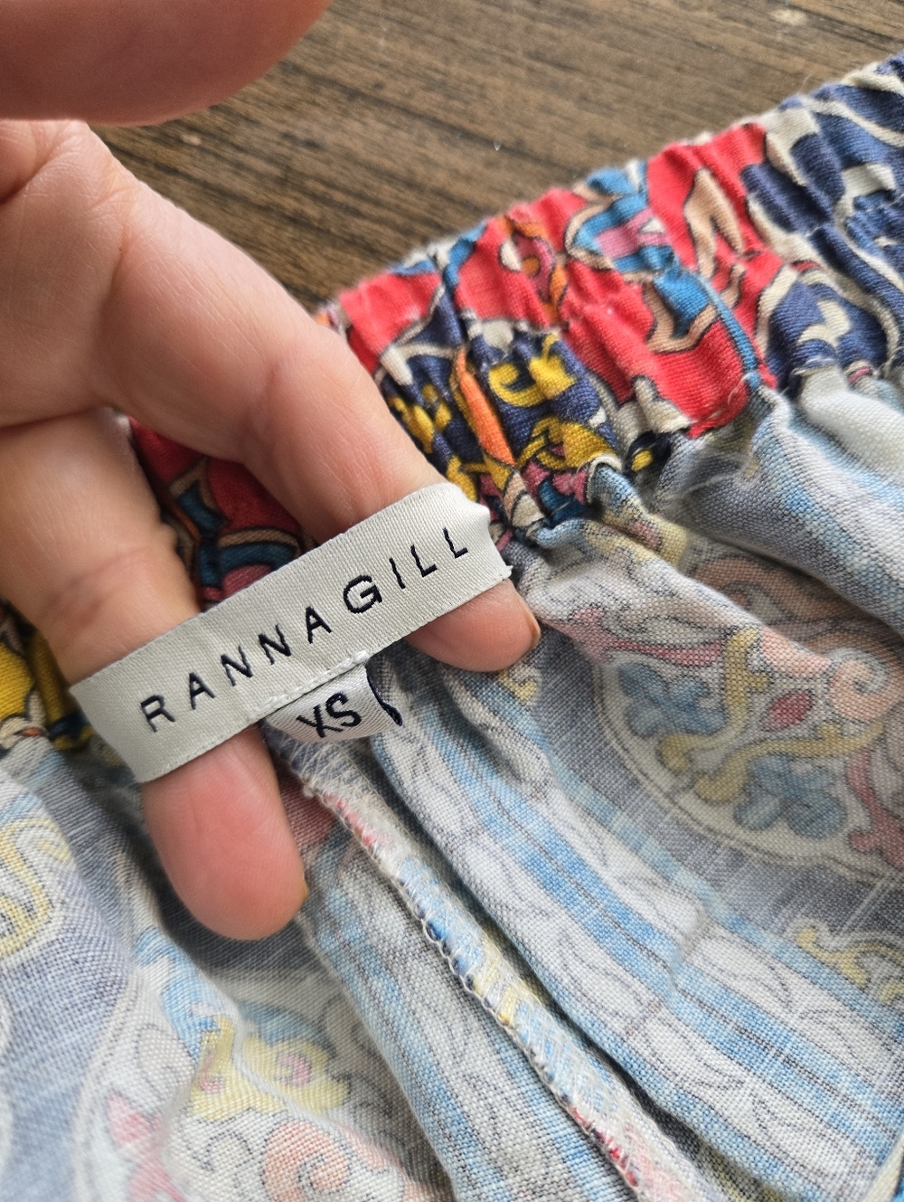 Ranna GILL multicolor Wide Leg Pants XS - Picture 5 of 8